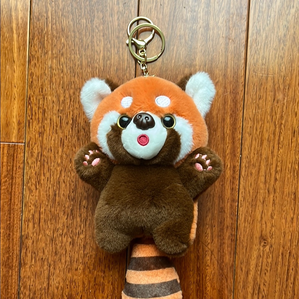 Cute Red Panda Keychain Plush